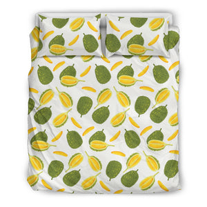 Durian Pattern Background Bedding Set