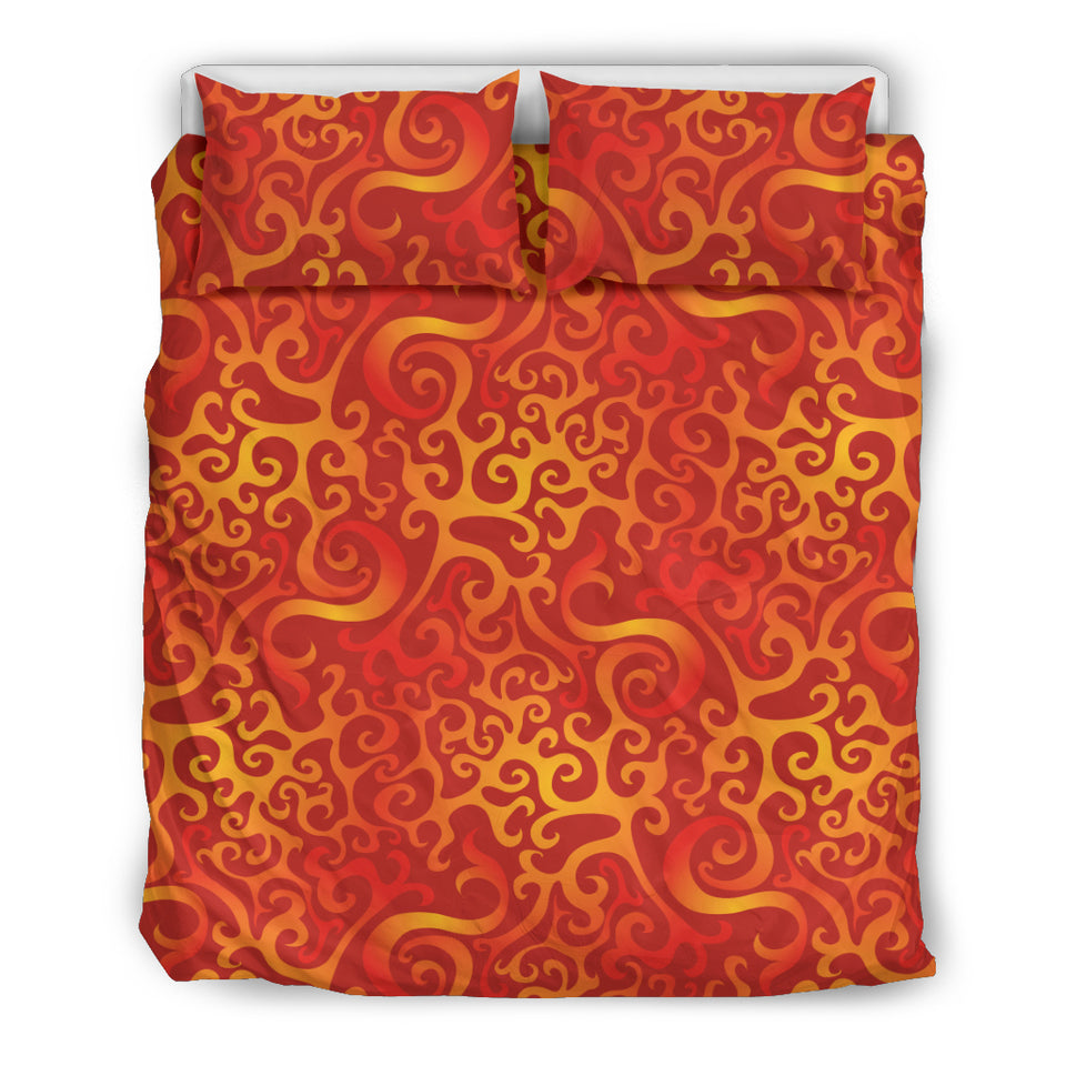 Flame Fire Pattern Bedding Set