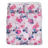 Flamingo Pink Pattern Bedding Set