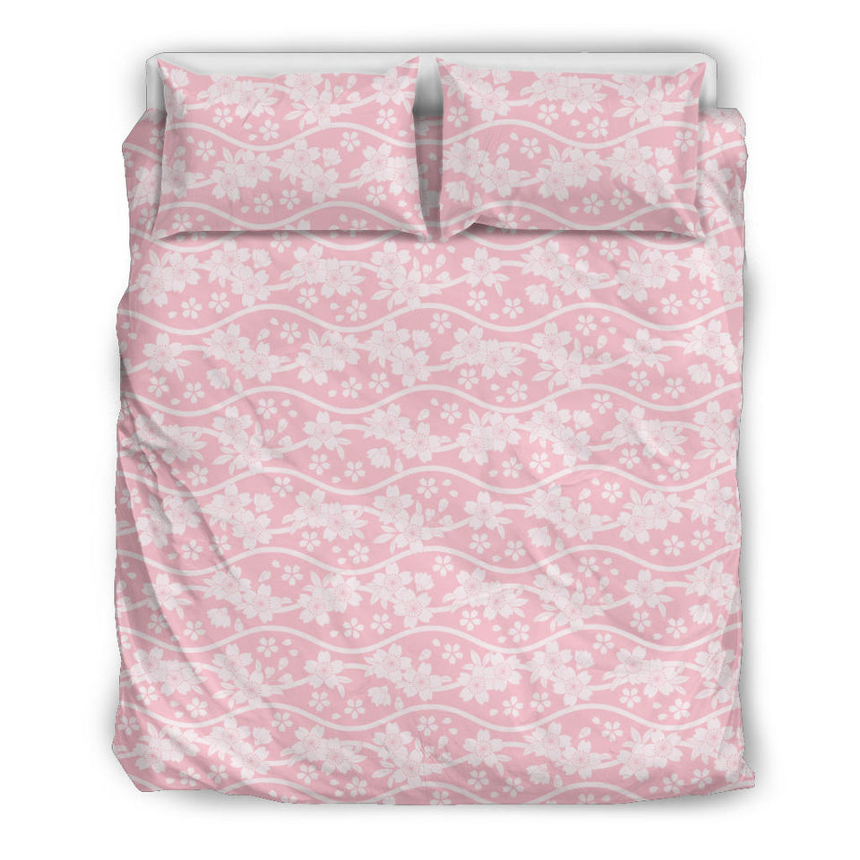 Sakura Pink Pattern Bedding Set