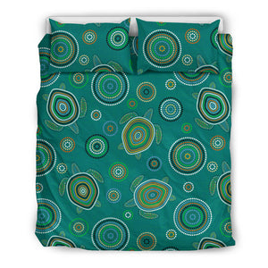 Sea Turtle Aboriginal Pattern Bedding Set