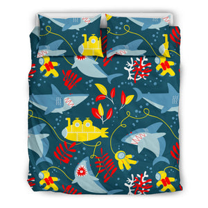 Shark Pattern Bedding Set