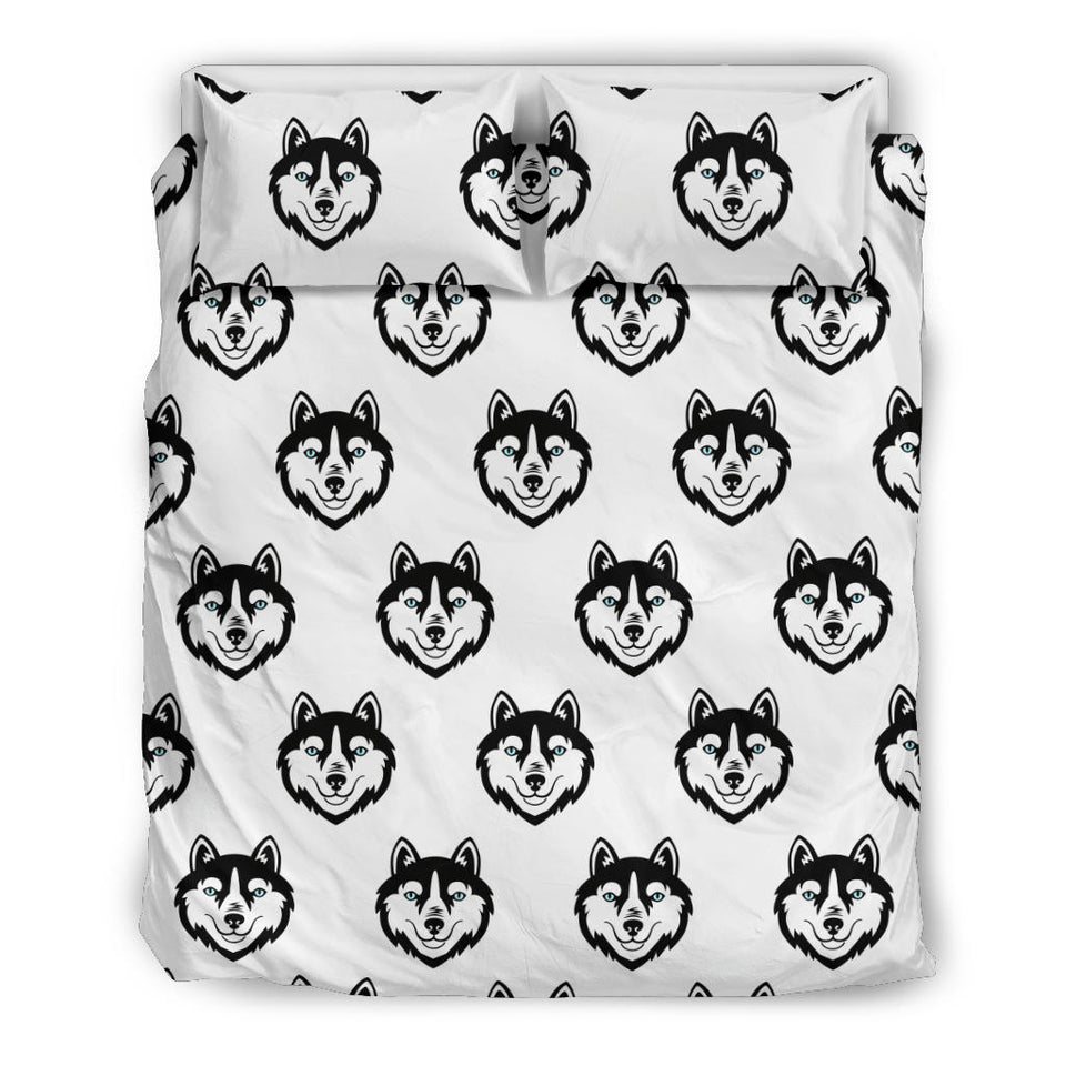 Siberian Husky Pattern Bedding Set