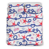 Starfish Shell Rope Pattern Bedding Set