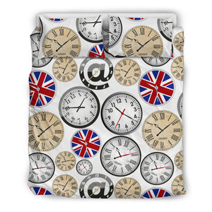 Wall Clock UK Pattern Bedding Set