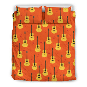 Classice Guitar Music Pattern Bedding Set