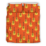 Classice Guitar Music Pattern Bedding Set