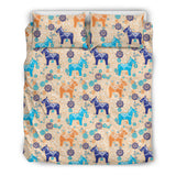 Cute Horse Pattern Bedding Set