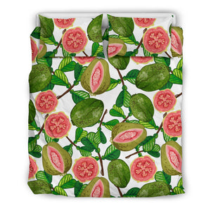 Guava Leaves Pattern Bedding Set