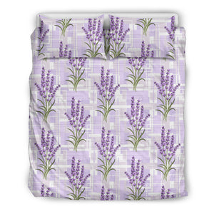 Lavender Pattern Theme Bedding Set