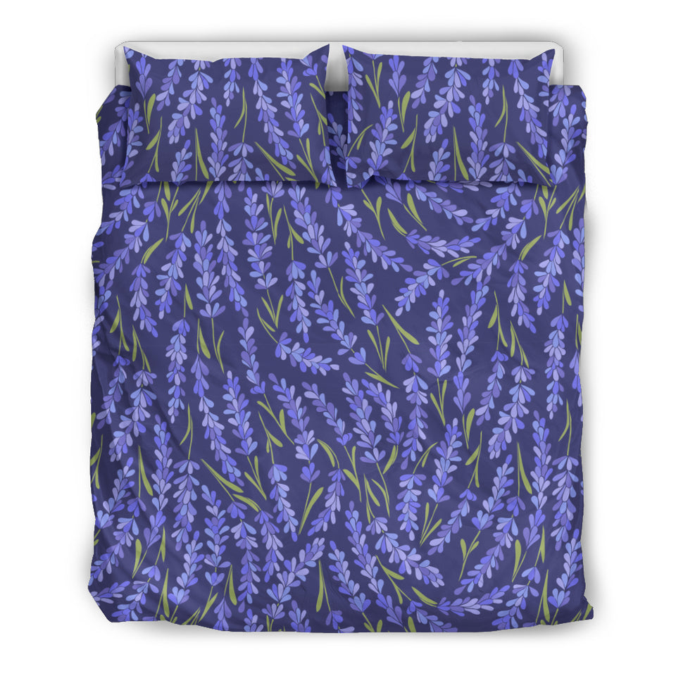 Lavender Theme Pattern Bedding Set