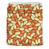 Peanut Pattern Background Bedding Set