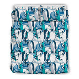 Penguin Pattern Bedding Set