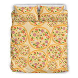 Pizza Theme Pattern Bedding Set