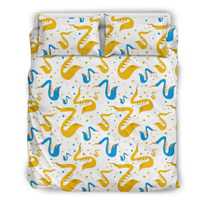 Saxophone Pattern Bedding Set