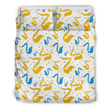 Saxophone Pattern Bedding Set