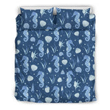 Seahorse Shell Pattern Bedding Set