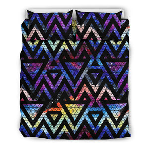Space Colorful Tribal Galaxy Pattern Bedding Set
