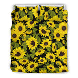 Sunflower Theme Pattern  Bedding Set