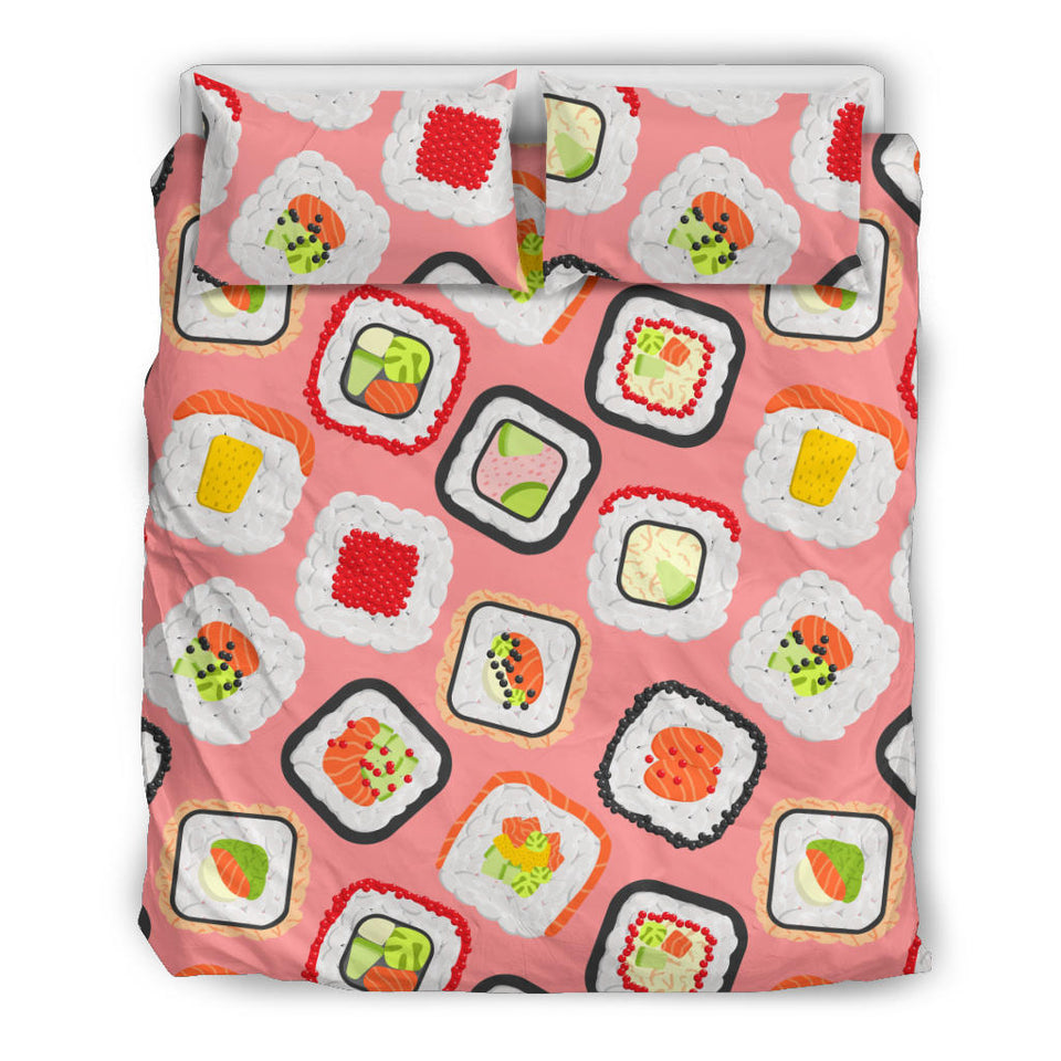 Sushi Roll Pattern Bedding Set