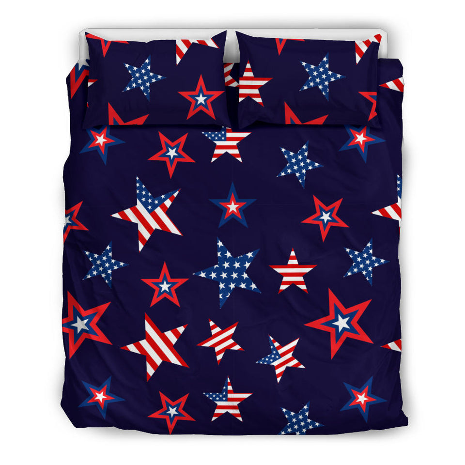 USA Star Pattern Theme Bedding Set