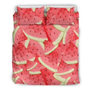 Watermelon Pattern Background Bedding Set