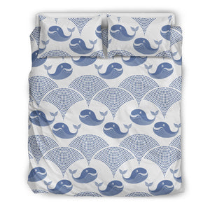 Whale Pattern Bedding Set