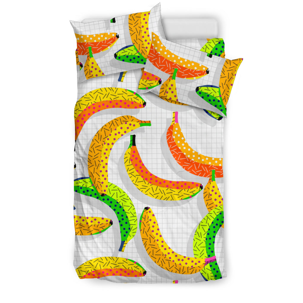 Banana Geometric Pattern Bedding Set