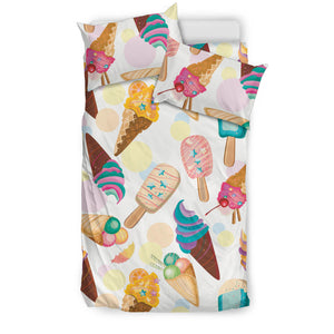 Colorful Ice Cream Pattern Bedding Set