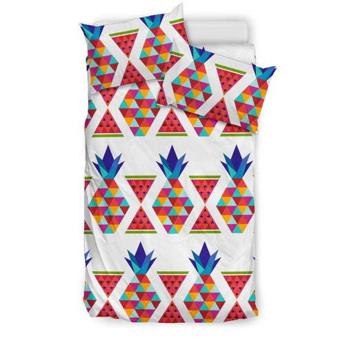 Geometric Pineapple Pattern Bedding Set