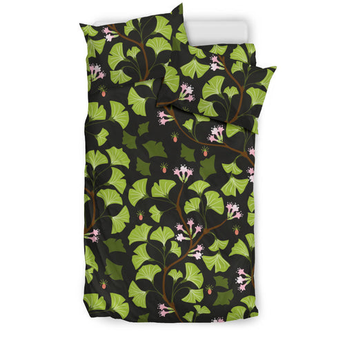 Ginkgo Leaves Flower Pattern Bedding Set