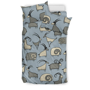 Goat Ram Pattern Bedding Set