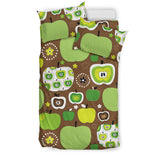 Green Apple Pattern Bedding Set