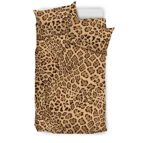 Leopard Skin Texture Pattern Bedding Set