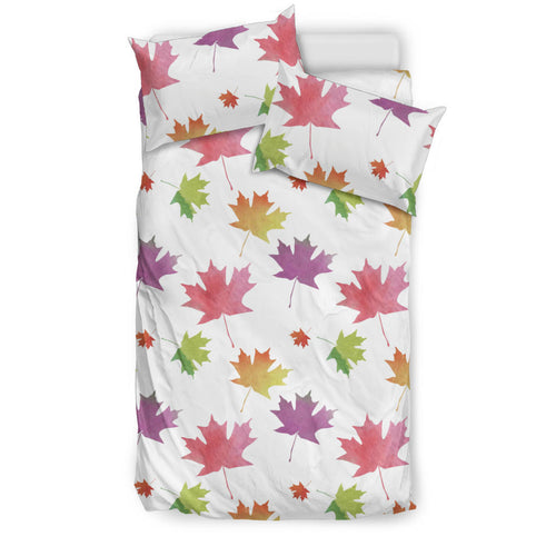 Maple Leaves Pattern Bedding Set