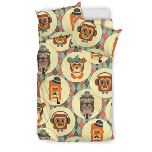 Monkey Pattern Bedding Set