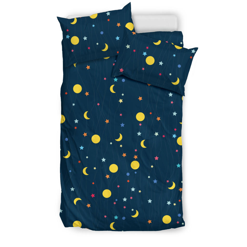 Moon Star Pattern Bedding Set