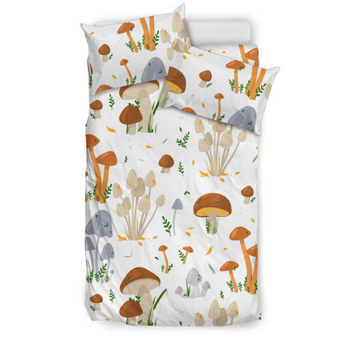 Mushroom Pattern Theme Bedding Set