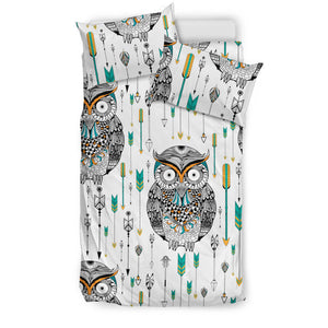 Owl Arrow Pattern Bedding Set