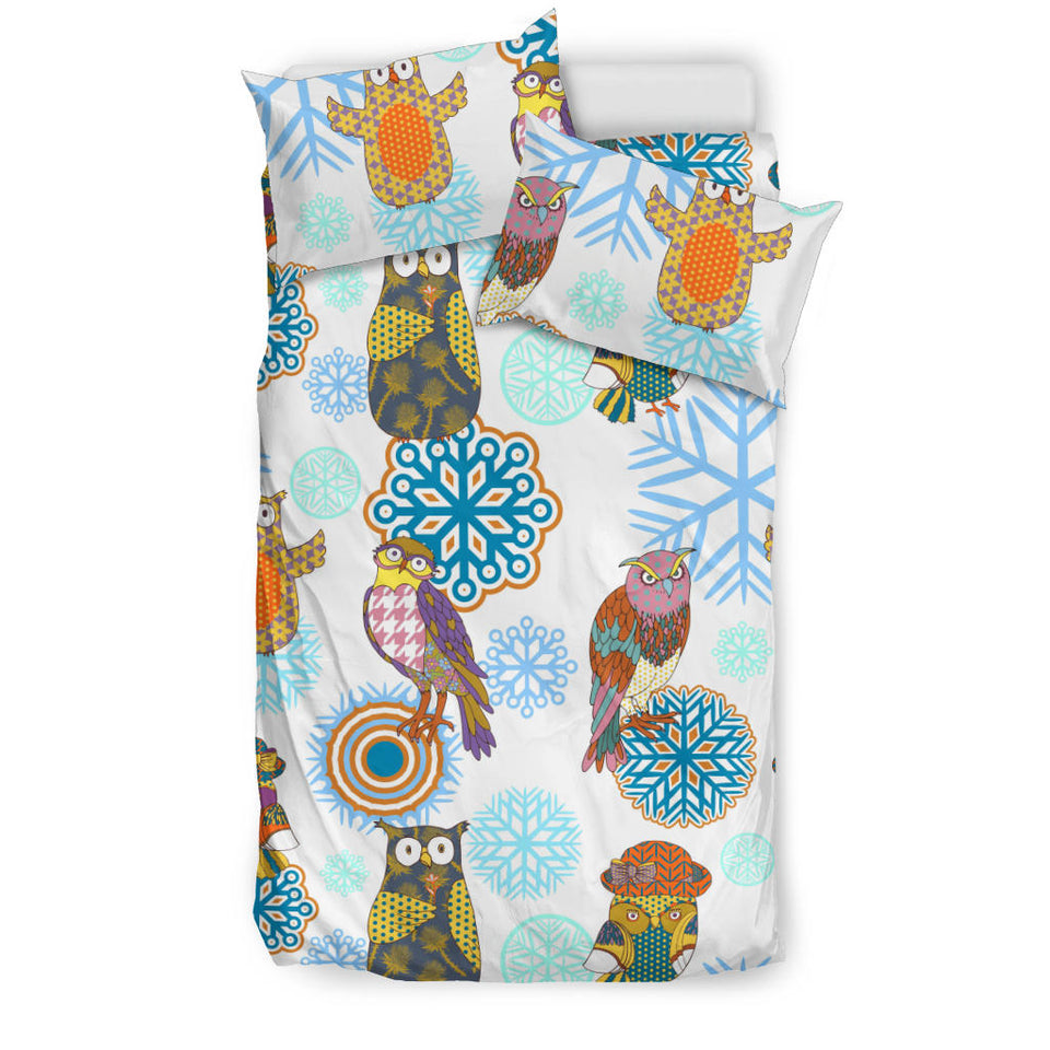 Owl Pattern Bedding Set