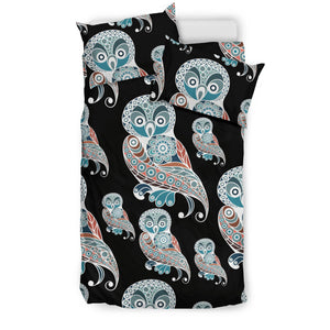 Owl Tribal Pattern Bedding Set