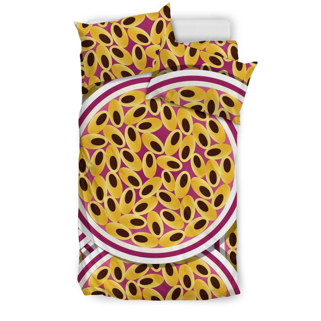 Passion Fruit Seed Pattern Bedding Set