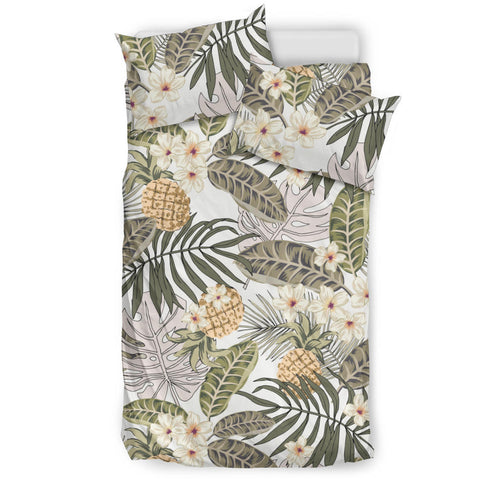 Pineapple Leave flower Pattern Bedding Set