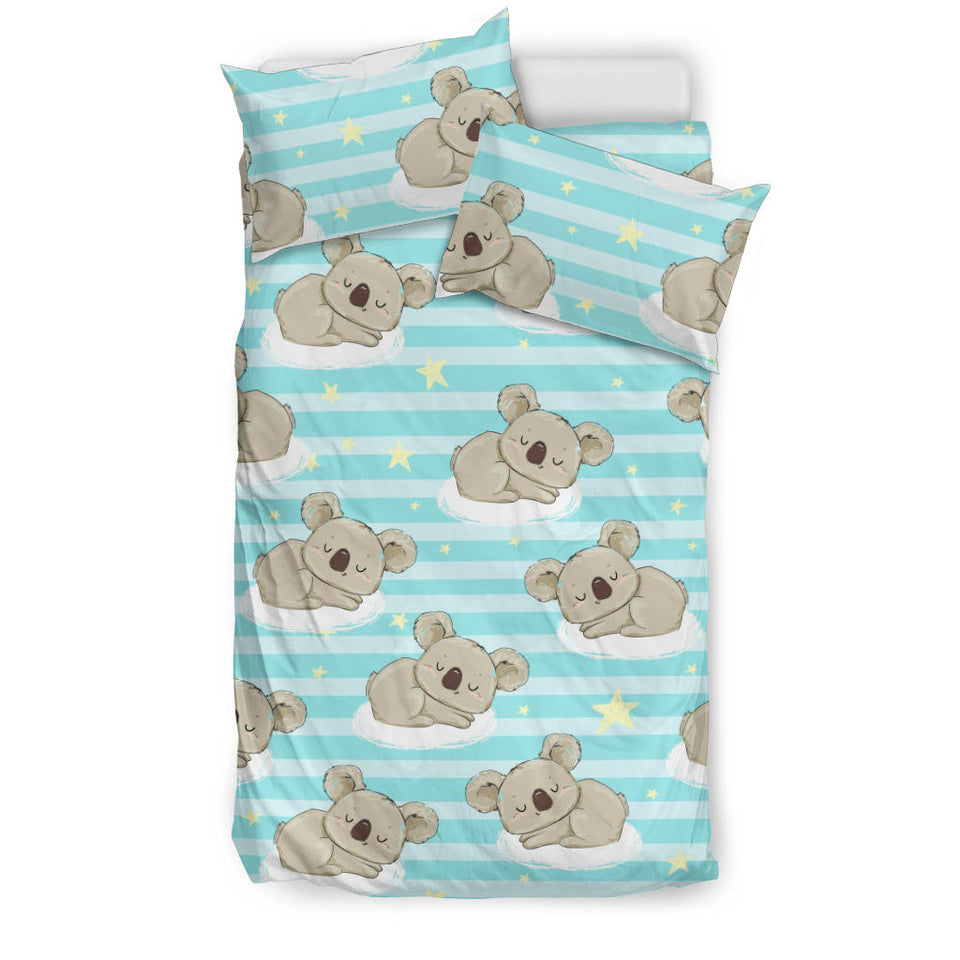 Sleep Koala Pattern Bedding Set