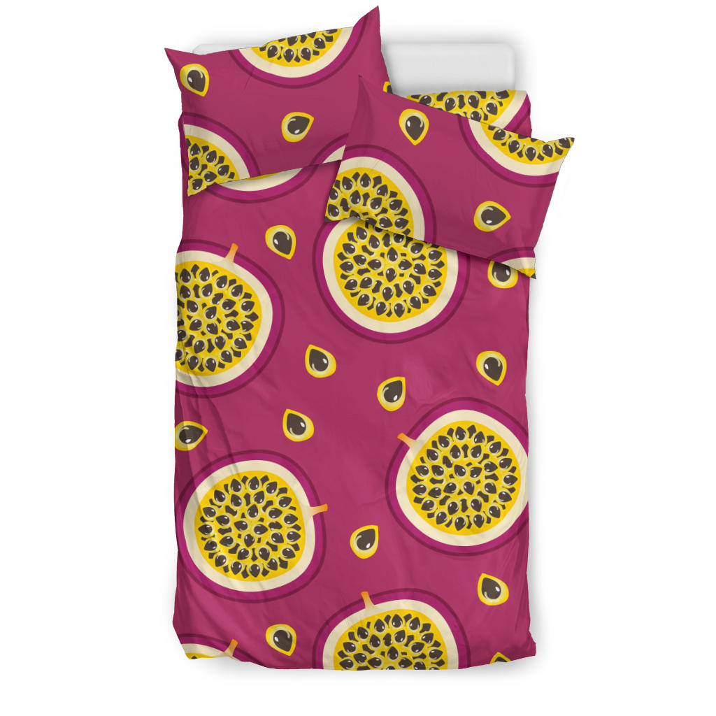 Sliced Passion Fruit Pattern Bedding Set