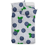 Blueberry Pokka Dot Pattern Bedding Set