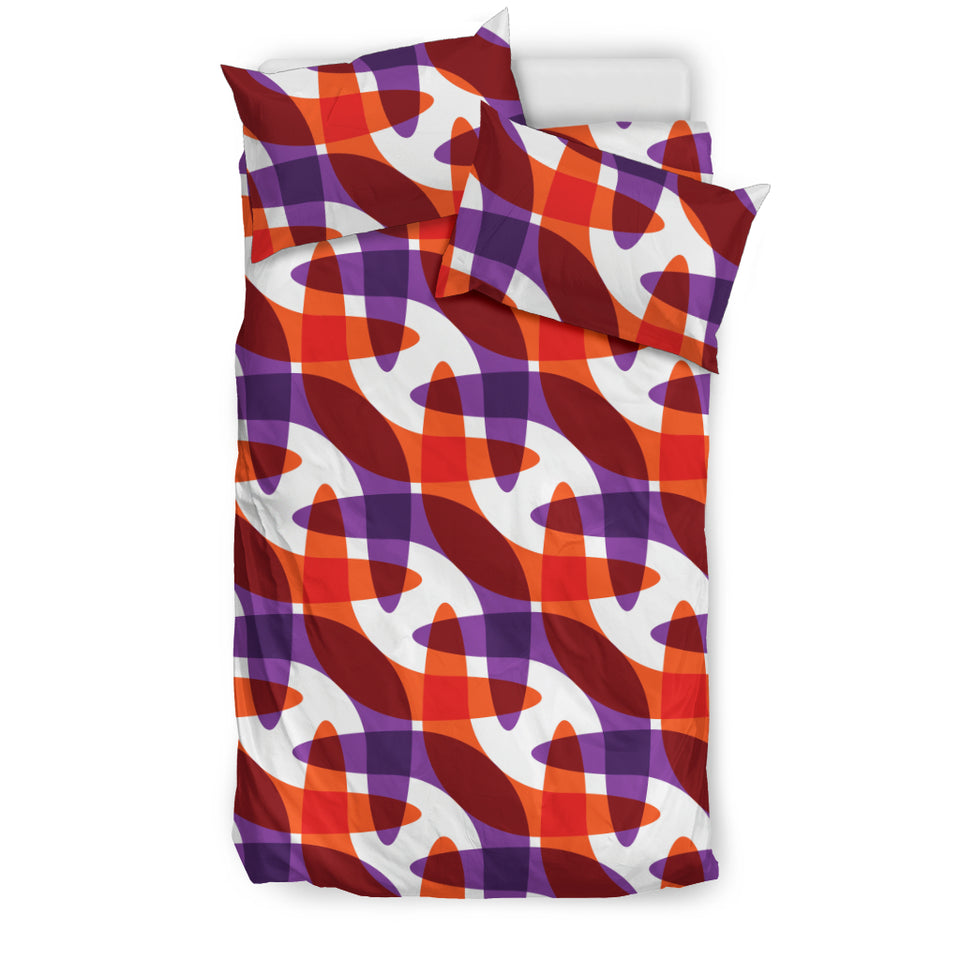 Boomerang Pattern Background Bedding Set