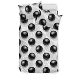 Bowling Ball Pattern Bedding Set