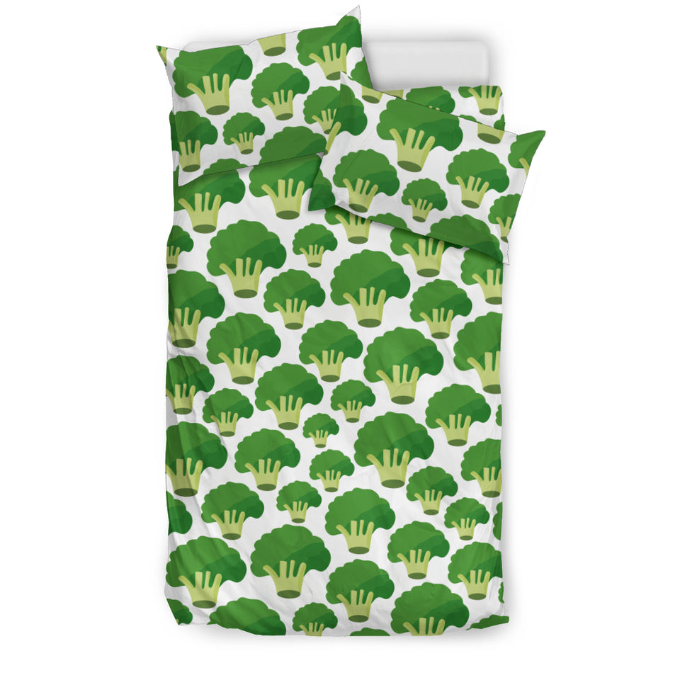 Broccoli Pattern Background Bedding Set