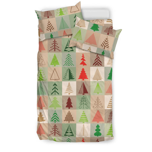 Christmas Tree Pattern Bedding Set